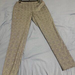 ✨ Calvin Klein Houndstooth Ankle Pants – Size 10 ✨